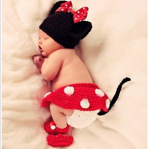 Newborn Mini Mouse Photoshoot costume